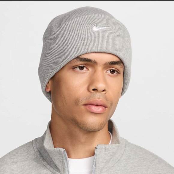 Nike Team Cuffed Beanie – Grey - Picture 1 of 3